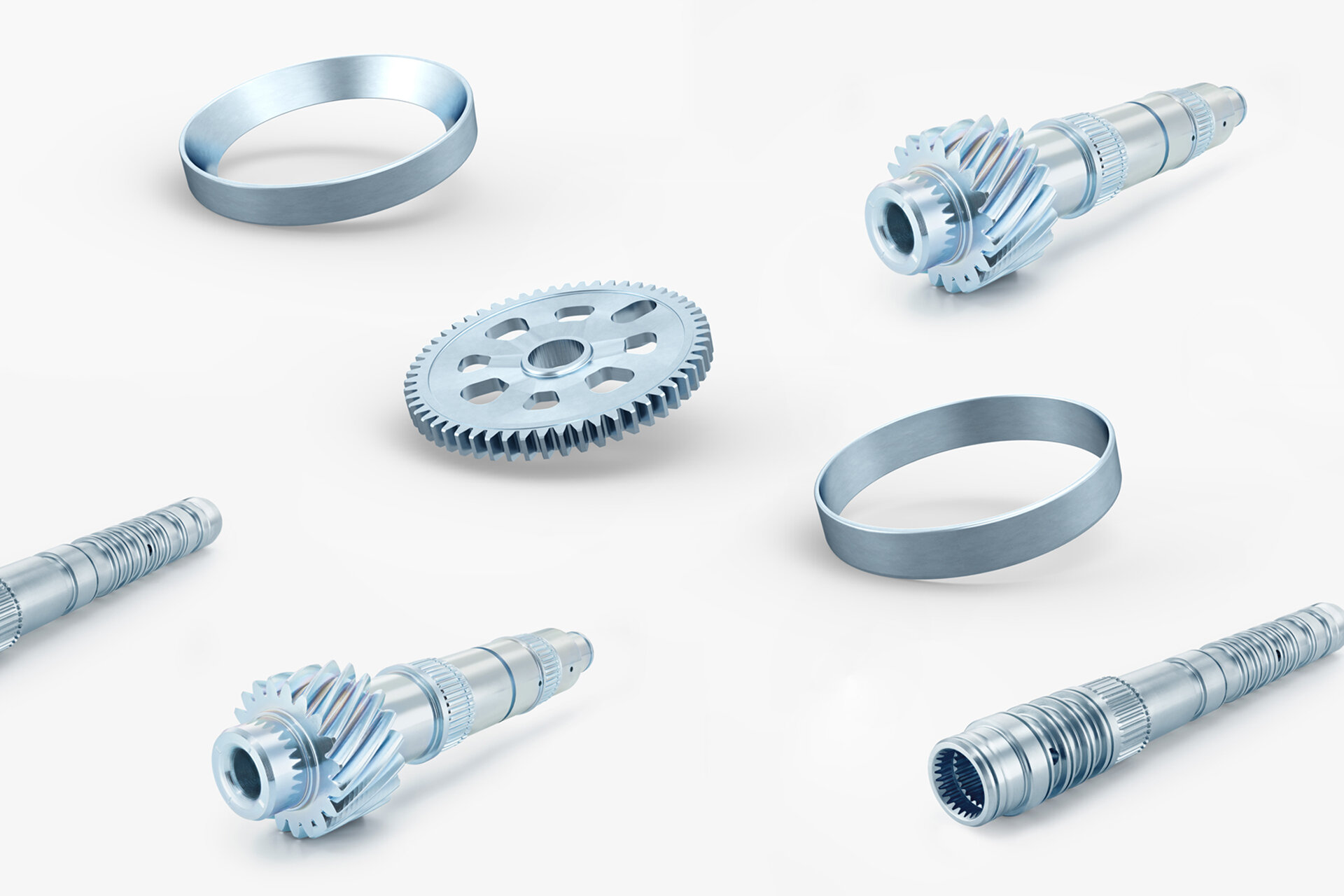 Rotationally symmetrical components